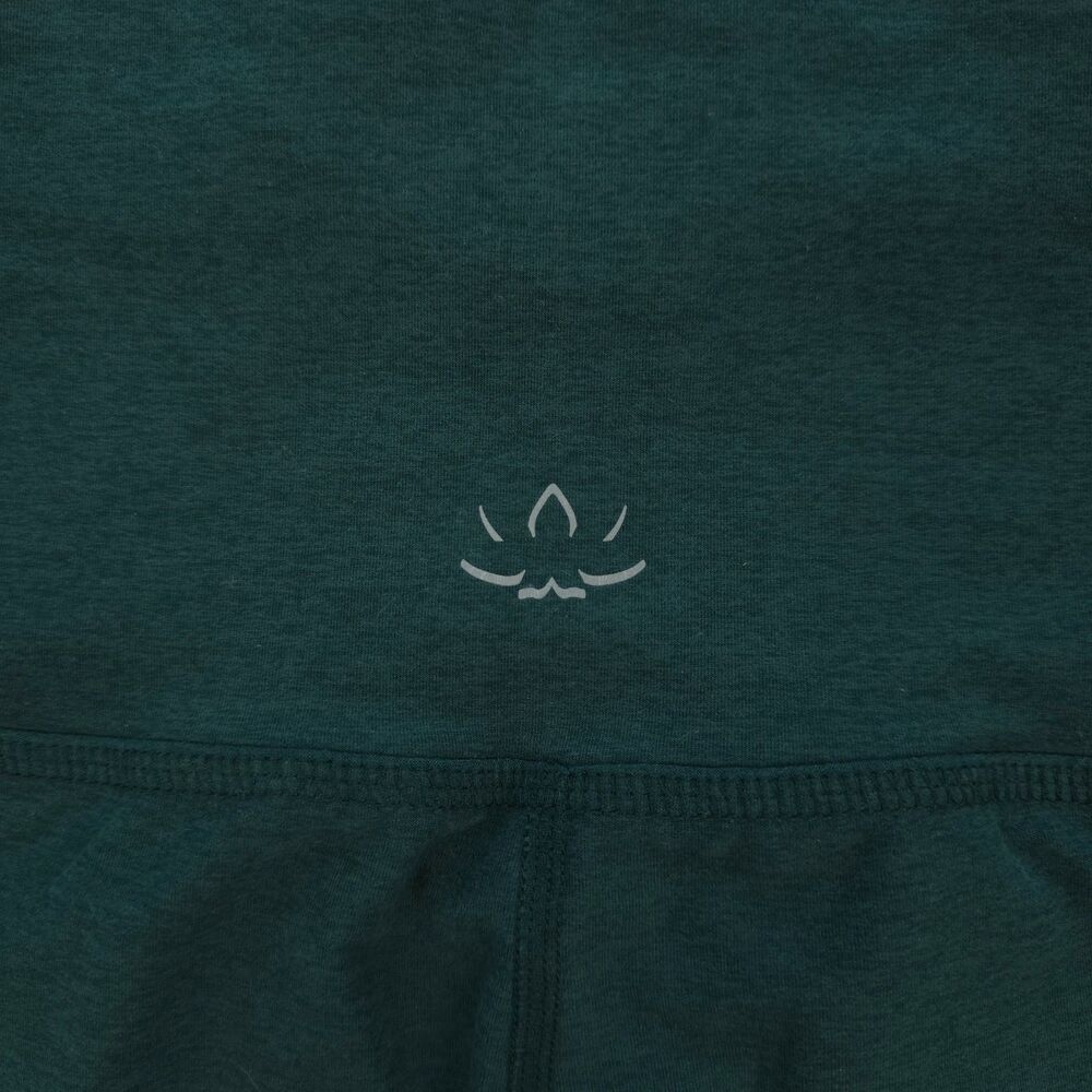 BEYOND YOGA Spacedye Out Of Pocket High Waisted Midi Leggings Emerald Green Boho - Picture 7 of 9